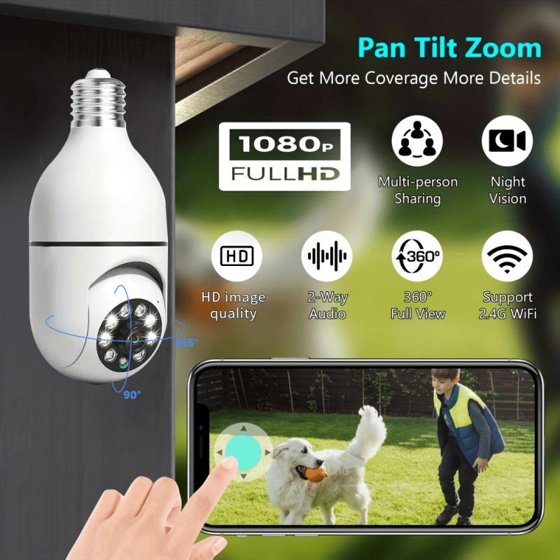 💡 LightCam360™ – Segurança Inteligente 360° com Visão Noturna